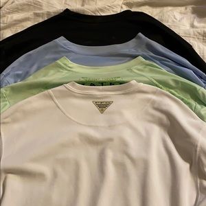 Deal! Lot of 4 Men’s Performance Fishing Shirts